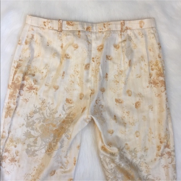 Kenzo Paris Embossed Floral High Waist Pants - Picture 7 of 9